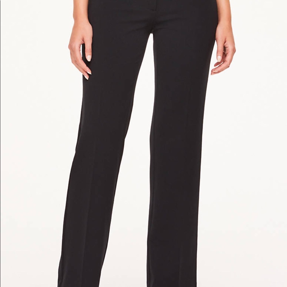 NWT Loft Black Dress Pants Curvy 2 Petite